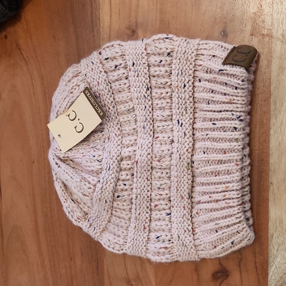 C.C. Accessories Accessories - NWT C.C. Indi Pink Beanie